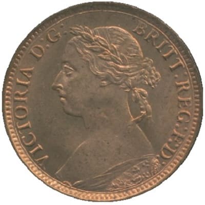 British 1890 Farthing