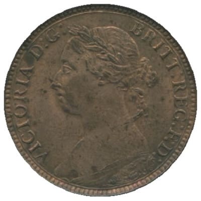 British 1891 Farthing