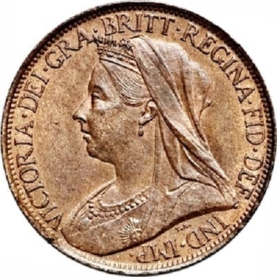 British 1895 Farthing