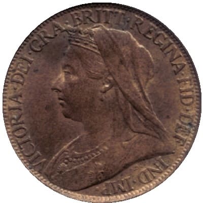 British 1896 Farthing