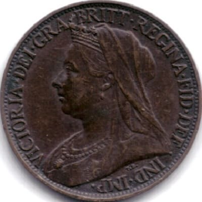 British 1898 Farthing