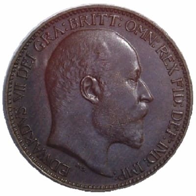 British 1902 Farthing