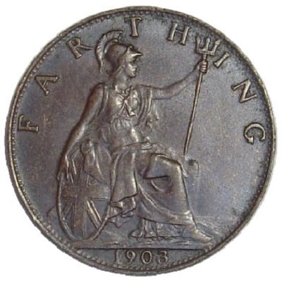 British 1903 Farthing Value