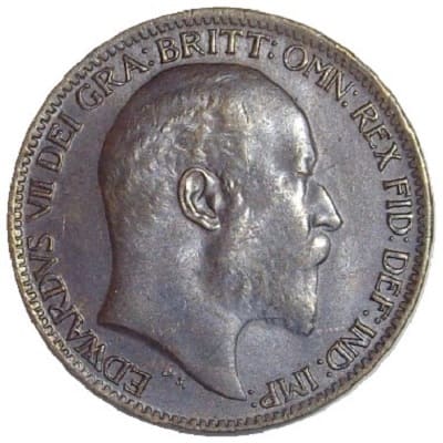 British 1906 Farthing