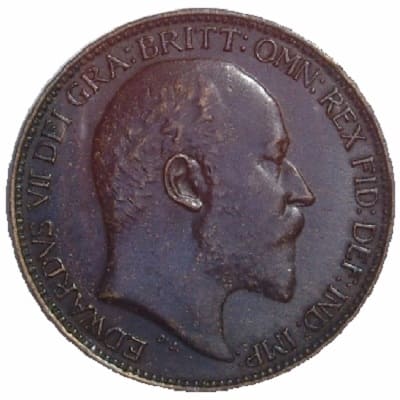 British 1908 Farthing