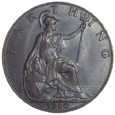 British 1910 Farthing Value