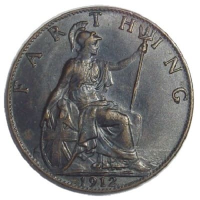 British 1912 Farthing Value