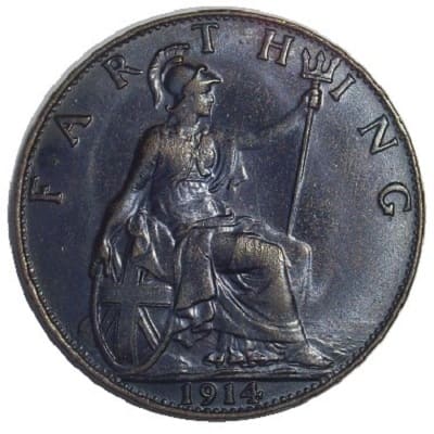 British 1914 Farthing Value