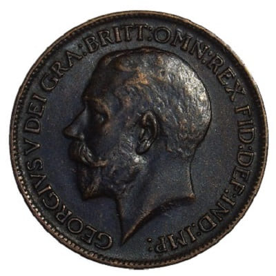 British 1915 Farthing