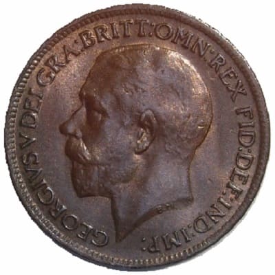 British 1919 Farthing