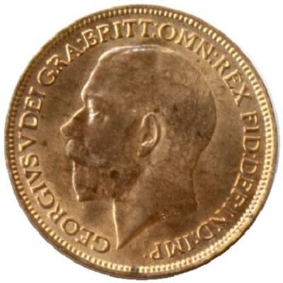 British 1923 Farthing