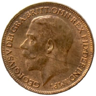 British 1924 Farthing