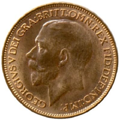 British 1925 Farthing