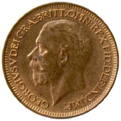 British 1929 Farthing