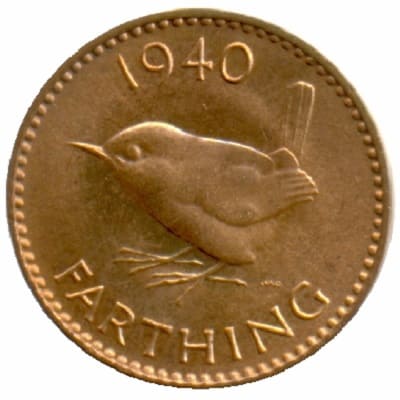 British 1940 Farthing Value