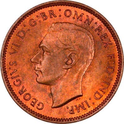 British 1944 Farthing