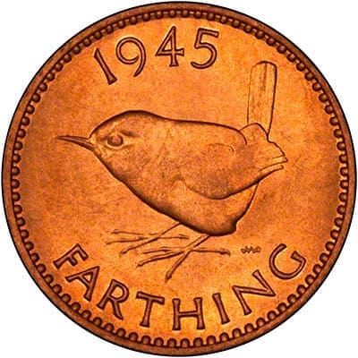 British 1945 Farthing Value