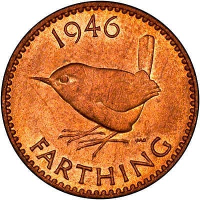 British 1946 Farthing Value