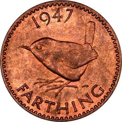British 1947 Farthing Value