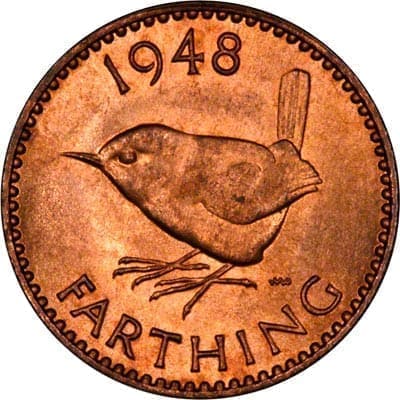 British 1948 Farthing Value