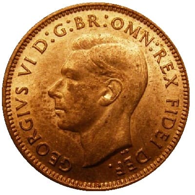 British 1949 Farthing