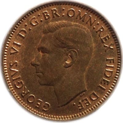 British 1950 Farthing