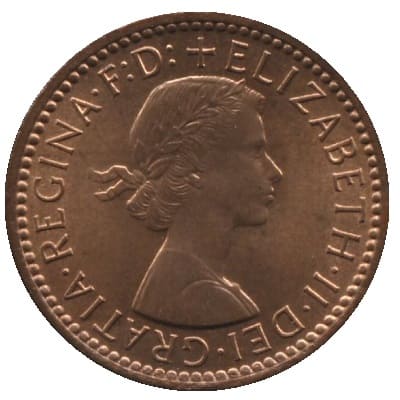 British 1954 Farthing