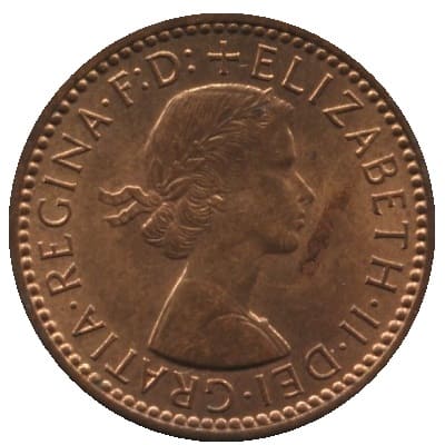 British 1955 Farthing