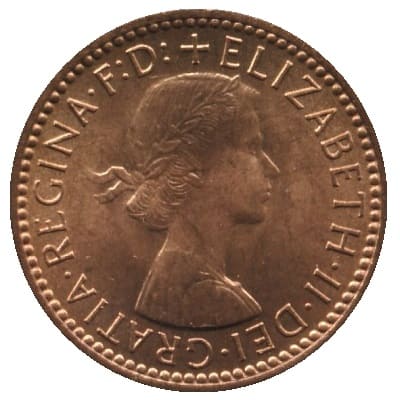 British 1956 Farthing