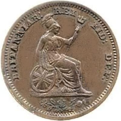 British 1828 Half Farthing Value