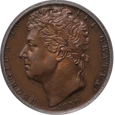 British 1830 Half Farthing