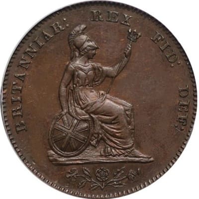 British 1830 Half Farthing Value