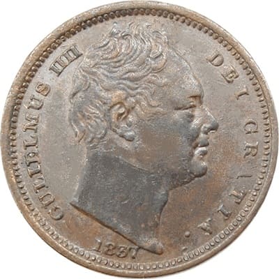 British 1837 Half Farthing