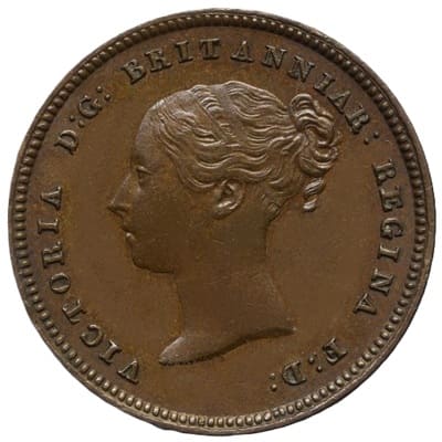 British 1842 Half Farthing