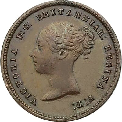British 1844 Half Farthing