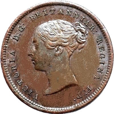 British 1847 Half Farthing