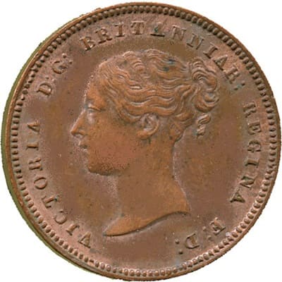 British 1852 Half Farthing