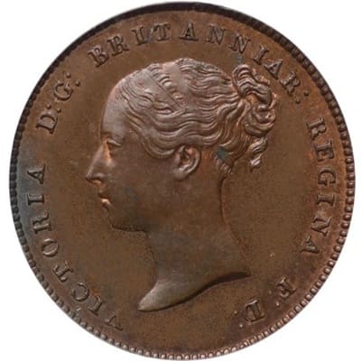 British 1853 Half Farthing