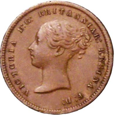 British 1856 Half Farthing