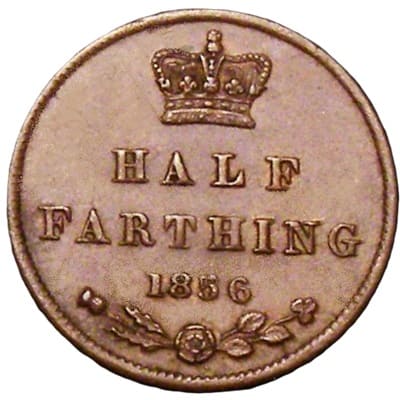 British 1856 Half Farthing Value
