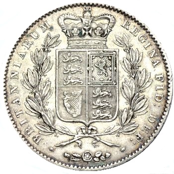 British 1847 Halfcrown Value