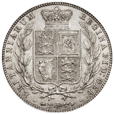 British 1876 Halfcrown Value