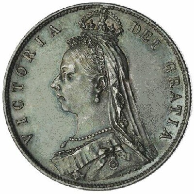 British 1890 Halfcrown