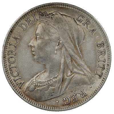 British 1895 Halfcrown