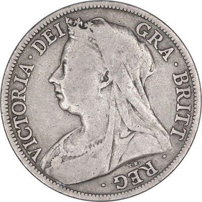 British 1896 Halfcrown