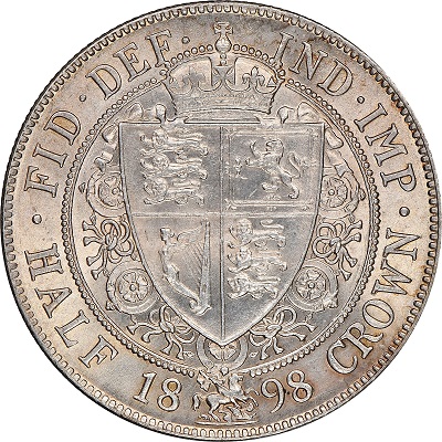 British 1898 Halfcrown