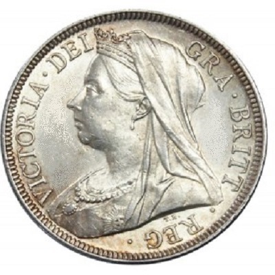 British 1899 Halfcrown
