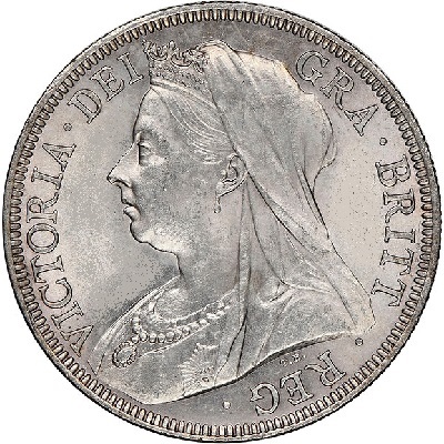 British 1900 Halfcrown