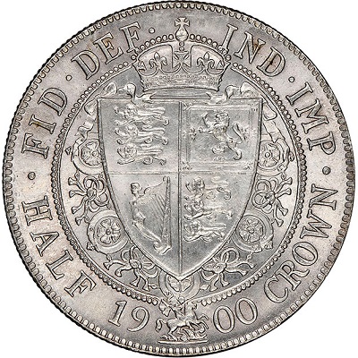 British 1900 Halfcrown Value