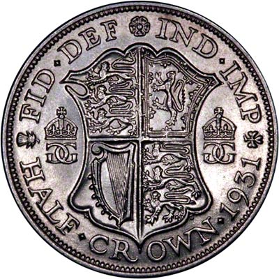 British 1931 Halfcrown Value